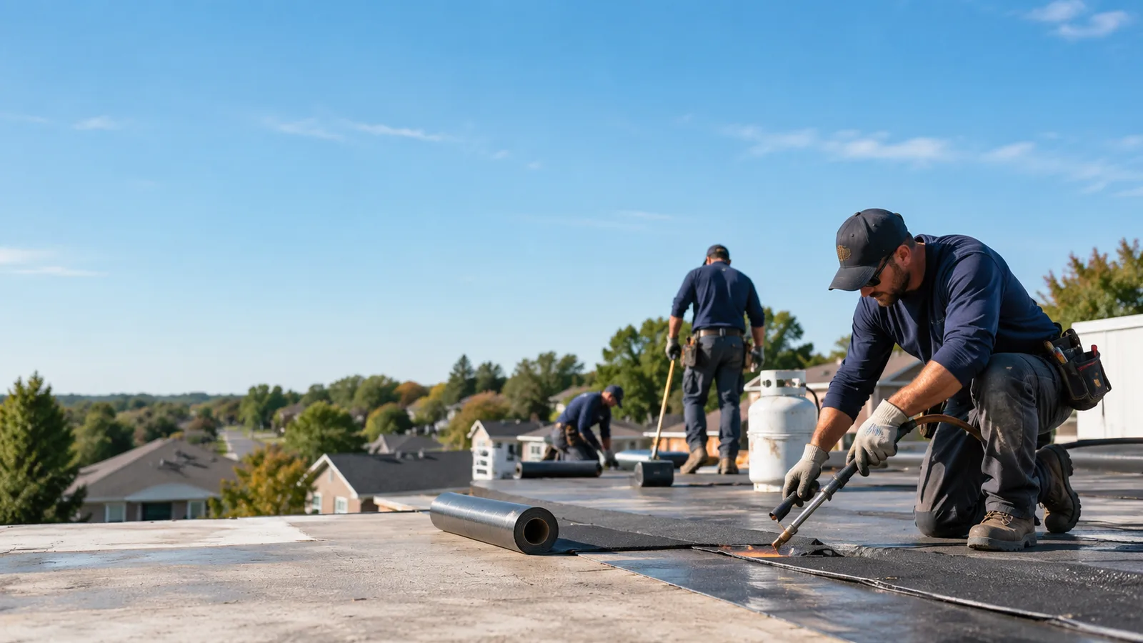 Flat Roof Leak Repair providers in King, WI